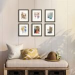 upsimples 8x10 Picture Frames, Gallery Wall Frames Set of 5, Black - Image 2