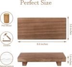 Wood Bathroom Tray Farmhouse Decor Kitchen Soap Holder, 8.7"x3.6" Brown - Image 4
