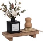 Wood Bathroom Tray Farmhouse Decor Kitchen Soap Holder, 8.7"x3.6" Brown - Image 7
