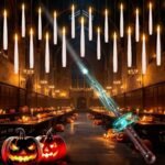 Upgraded 20Pcs Floating Candles with Wand for Halloween Decorations