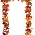 2 Pack Fall Garland Maple Leaf, 5.9Ft/Piece 7 Colors