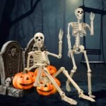 2 Pack 36"Halloween Skeleton - 3 ft Life Size - Image 2