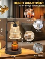 Candle Warmer Lamp with Timer, Birthday Gifts for Women Home Decor - Image 2