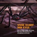 Giant Spider, 5 Ft Large Spider for Yard Lawn Garden - Image 4