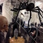 200" Halloween Decorations Spider Web Outdoor +59" Giant Spider Décor - Image 4